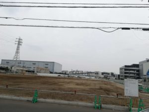建設中のイオンシネマ座間